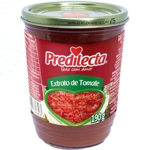 Extrato de Tomate Predilecta Copo 190g
