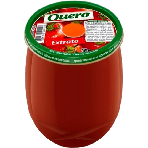 Extrato de Tomate Quero Copo 260g - Destro