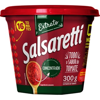Extratp de Tomate Salsaretti Concentrado Pote 300g