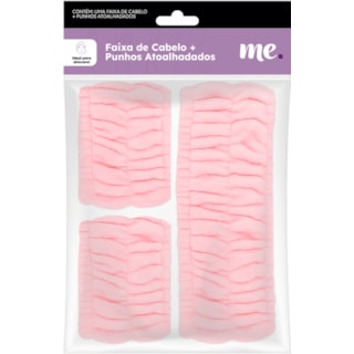 Faixa de Maquiagem e Punhos Me. Rosa