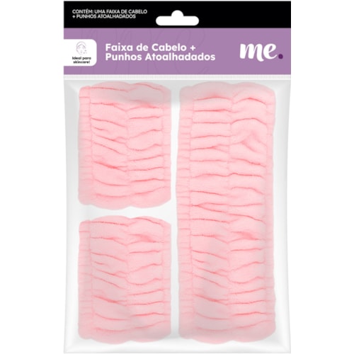 Faixa de Maquiagem e Punhos Me. Rosa