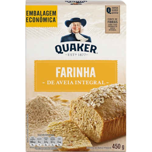 Farinha de Aveia Integral Quaker 450g