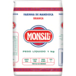 Farinha de Mandioca Branca Monsil Tipo 1kg