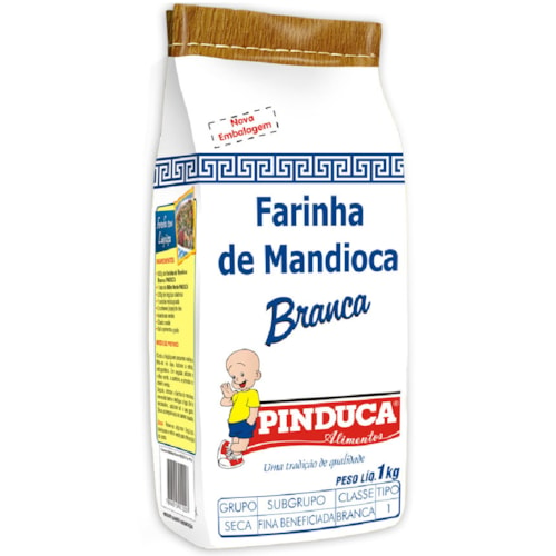 Farinha de Mandioca Branca Pinduca 1kg