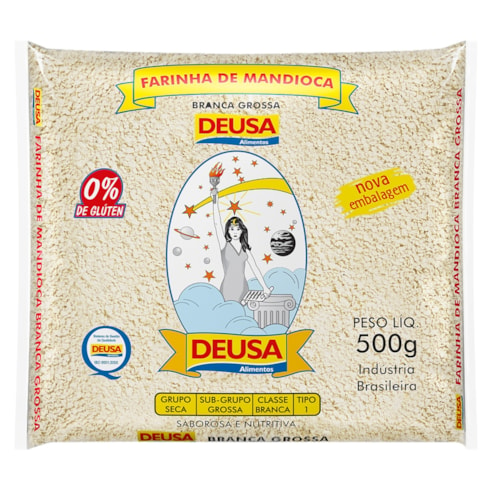 Farinha de Mandioca Deusa Branca 500g