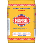 Farinha de Mandioca Torrada Monsil Tipo 1kg