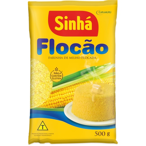 Farinha de Milho Flocão Sinhá Pré Cozido 500g