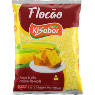 Farinha de Milho Kisabor Flocão 500g