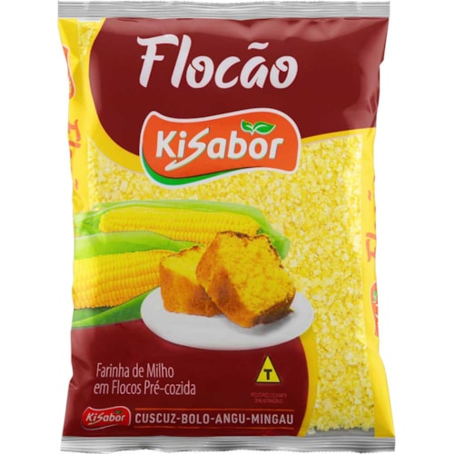 Farinha de Milho Kisabor Flocão 500g