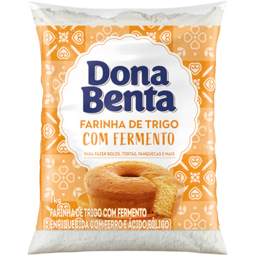 Farinha de Trigo Dona Benta Com Fermento 1kg