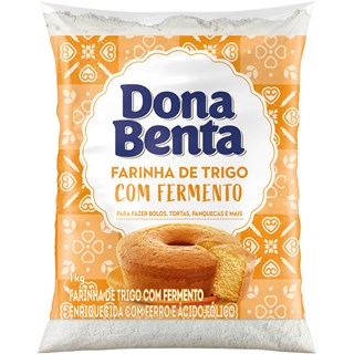 Farinha de Trigo Dona Benta Com Fermento 1kg