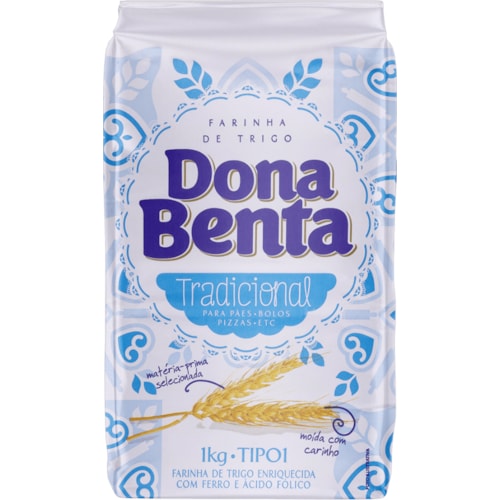 Farinha de Trigo Dona Benta Tipo 1 1kg