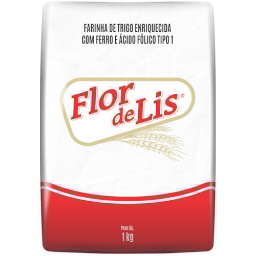 Farinha de Trigo Flor de Lis Tipo 1 1Kg