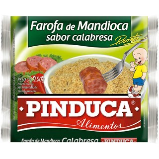 Farofa de Mandioca Pinduca Calabresa 250g