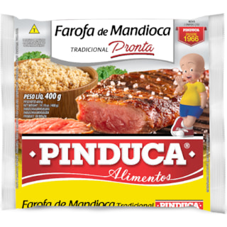 Farofa de Mandioca Pinduca Tradicional 400g