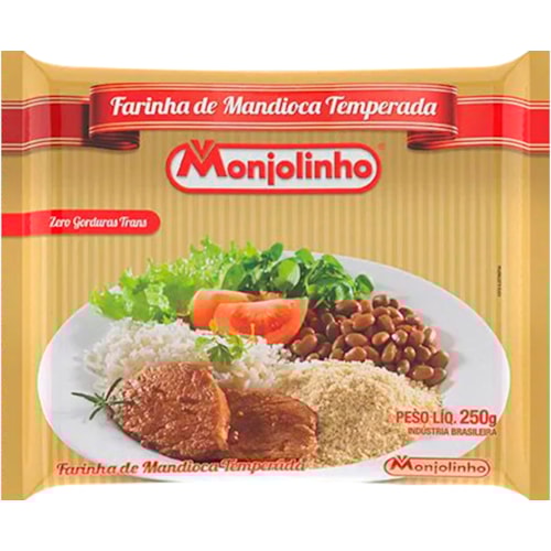 Farofa de Mandioca Suave Monjolinho 180g