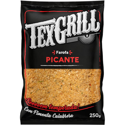 Farofa de Mandioca Texgrill Picante 250g