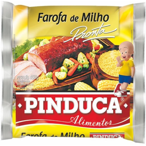 Farofa de Milho Temperada Tradicional Pinduca 400g