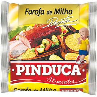 Farofa de Milho Temperada Tradicional Pinduca 400g