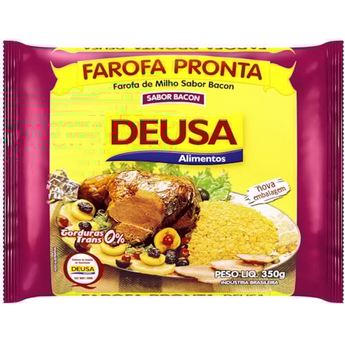 Farofa Deusa de Milho Com Bacon 350g