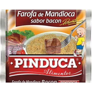 Farofa Pinduca de Mandioca Sabor Bacon 250g