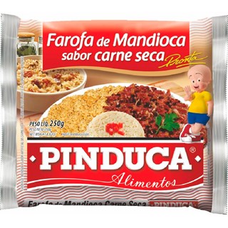 Farofa Pinduca Pronta Carne Seca 250g
