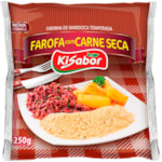 Farofa Pronta Kisabor Carne Seca 250g