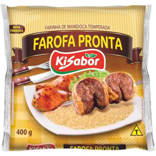 Farofa Pronta Kisabor Temperada 400g