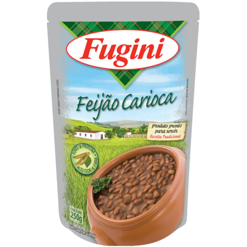 Feijão Carioca Fugini Pronto Sachet 250g