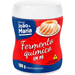 Fermento Químico Em Pó Chácara João E Maria 100g