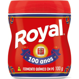 Fermento Químico em Pó Royal Pote 100g