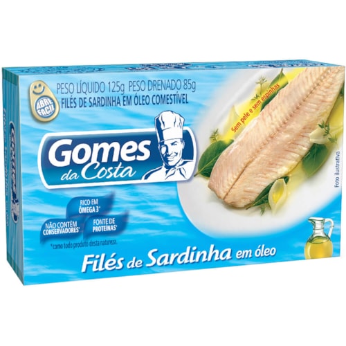 Sardinha em Óleo Pescador 125g - Destro