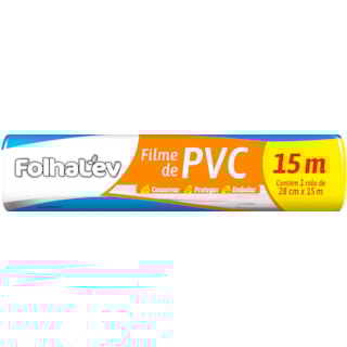Filme de PVC Folhalev 28cmX15m