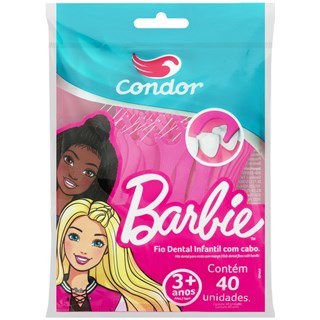 Fio Dental Condor Barbie Infantil 40Un