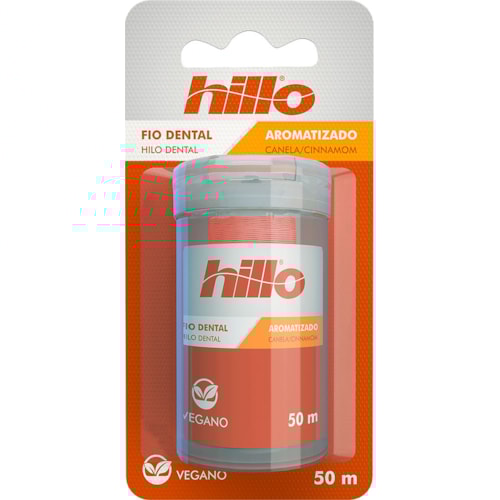 Fio Dental Hillo Aromatizado Canela/Cinnamom 50m