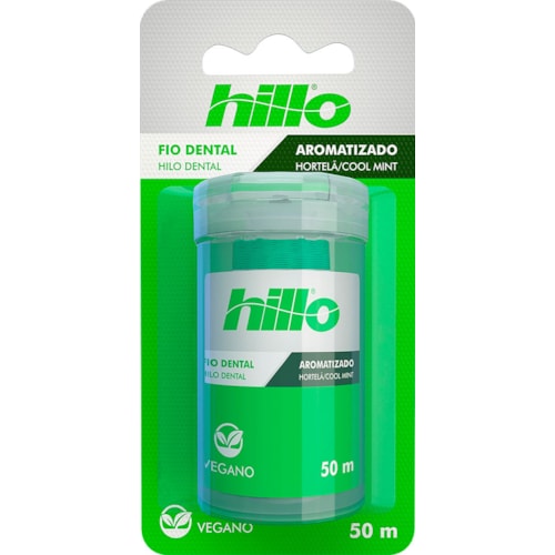 Fio Dental Hillo Aromatizado Hortelã/Cool Mint 50m