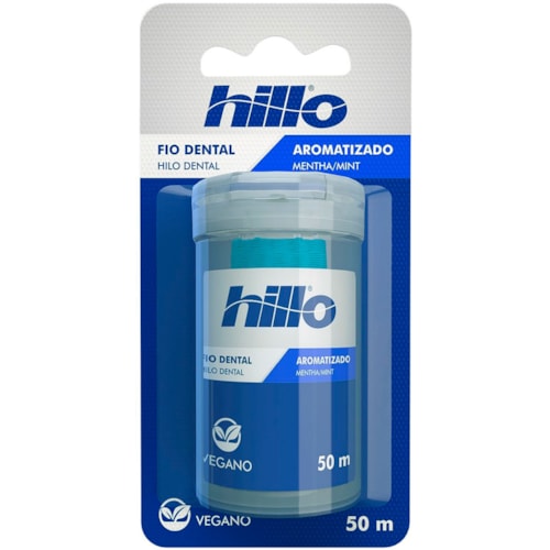 Fio Dental Hillo Aromatizado Mentha/Mint 50m