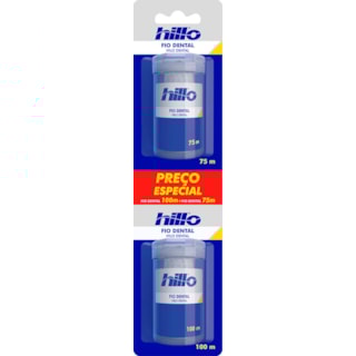 Fio Dental Hillo Azul 100m + 75m
