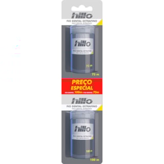 Fio Dental Hillo Extrafino 100m + 75m