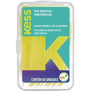 Fio Dental Kess Individual Pote Com 50Un