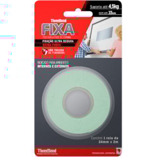 Fita Dupla Face Three Bond 24mmX2m