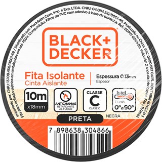 Fita Isolante Black&Decker 18mmx10m