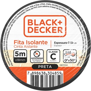 Fita Isolante Black&Decker 18mmx5m