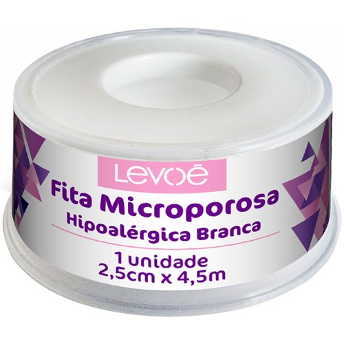 Fita Microporosa Levoé 2,5cmX4,5m