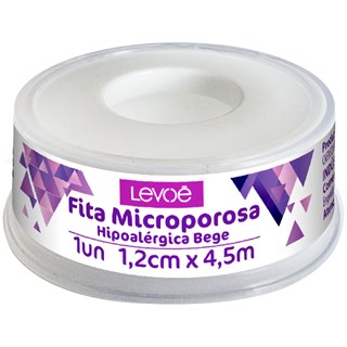 Fita Microporosa Levoé Bege 1,2cmX4,5m