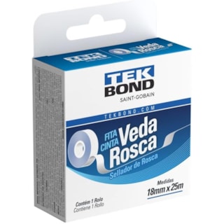 Fita Veda Rosca TekBond Cinta 18mmx25m