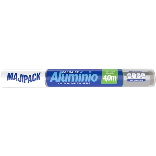 Folha de Alumínio Majipack Bobina 4mx30cm