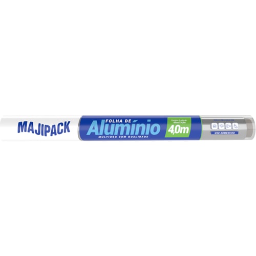 Folha de Alumínio Majipack Bobina 4mx45cm