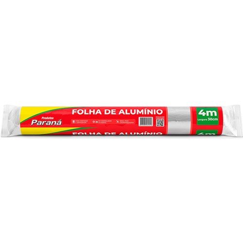 Folha de Alumínio Paraná Rolo 30cmx4m