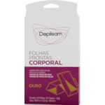 Folhas Pontas para Depilação Corporal Depilsam Ouro 10 unidades